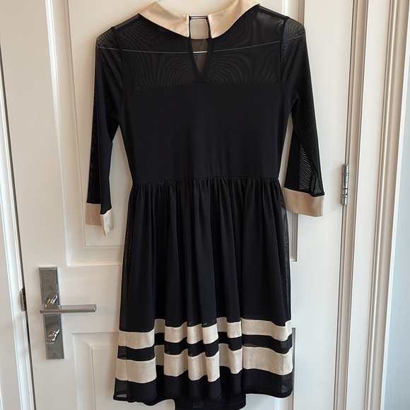 ASOS Maternity Dress. Cream and black. Perfect for work or dinner. - Picture 2 of 2